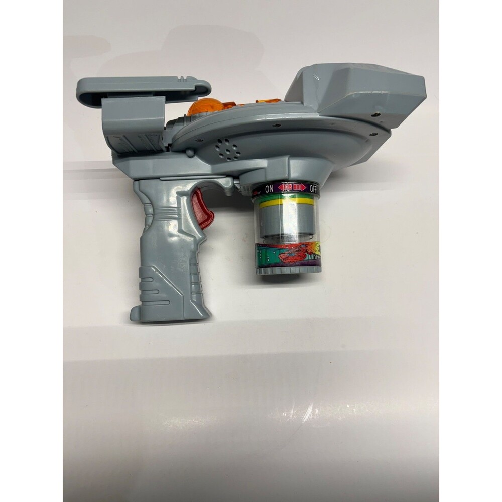 Vintage 1998 Space Blaster Disc Shooter Min Yin Toys Foam Disc Gun Tested Works